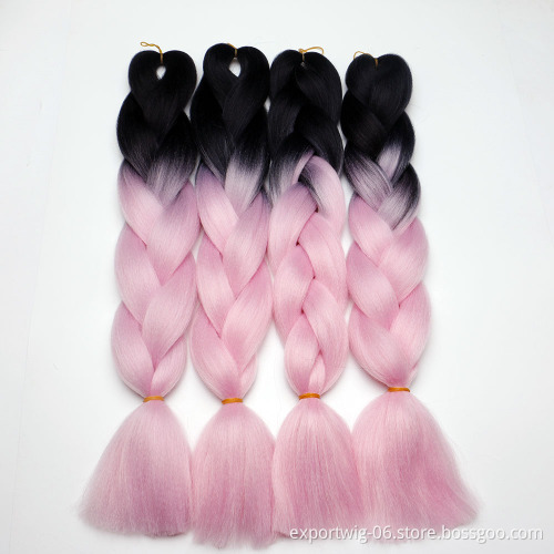 Wholeslae Synthetic Braiding Hair Ombre Braiding Hair Yaki Jumbo Braid Hair